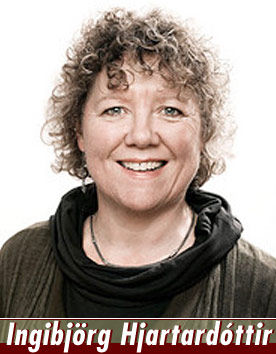 Die Autorin Ingibjörg Hjartardóttir